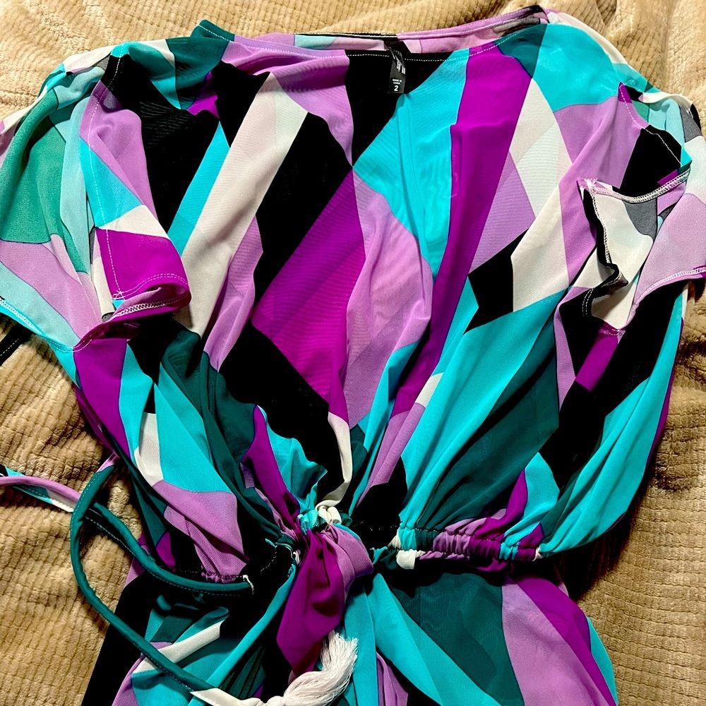 Torrid mesh Swim Cover up Dress Plus Size